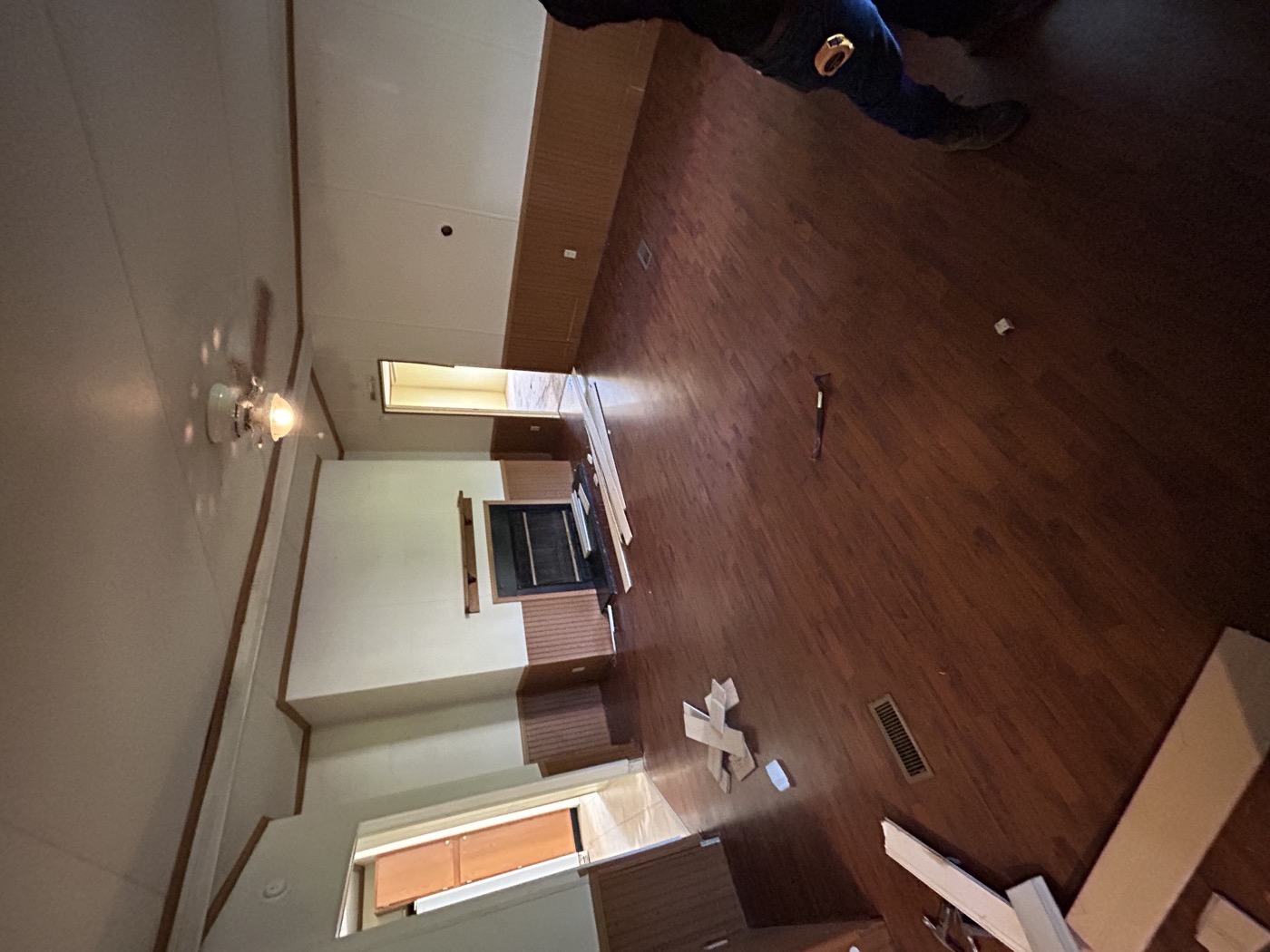 Interior living room after