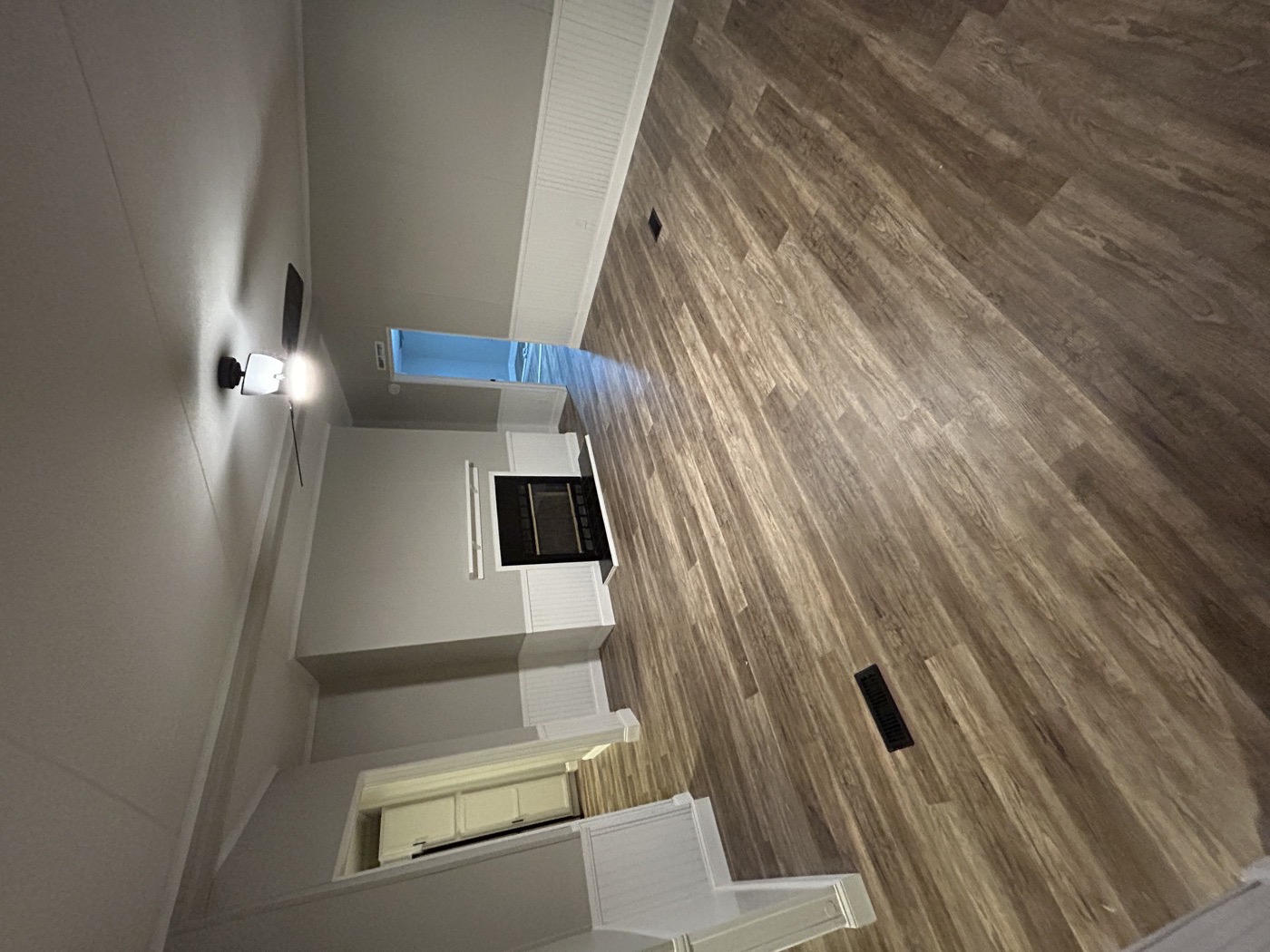 Interior room after renovation